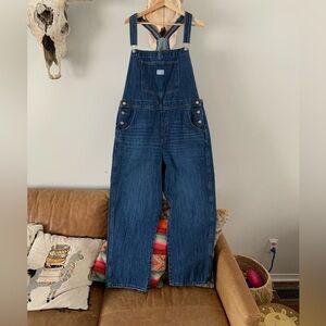 Levi's Dark Blue Denim Overalls